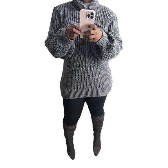 1x-3x Turtleneck Sweater - Picture 1 of 6